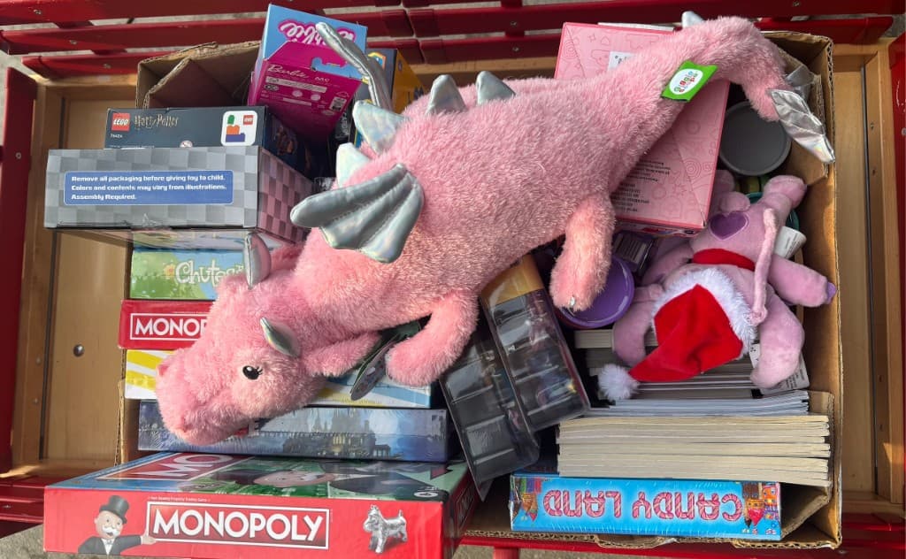Toy donations for Children's Health